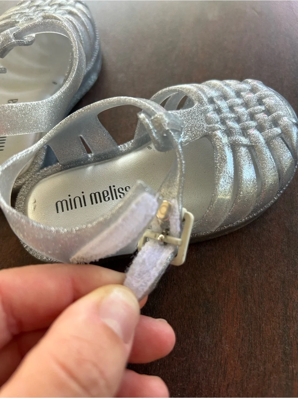 Mini Melissa sparkling silver